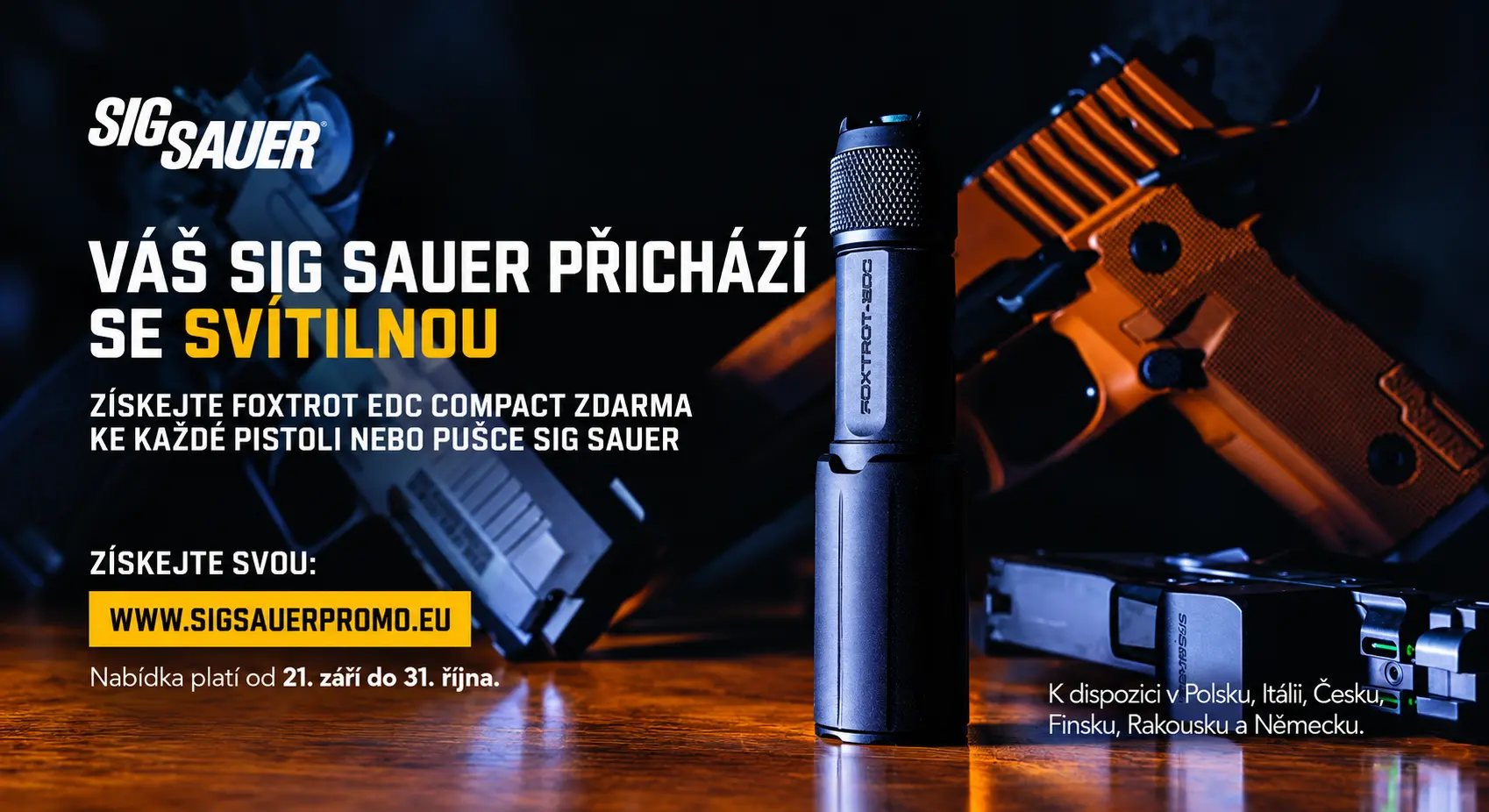 SIG SAUER s dárkovou svítilnou.webp